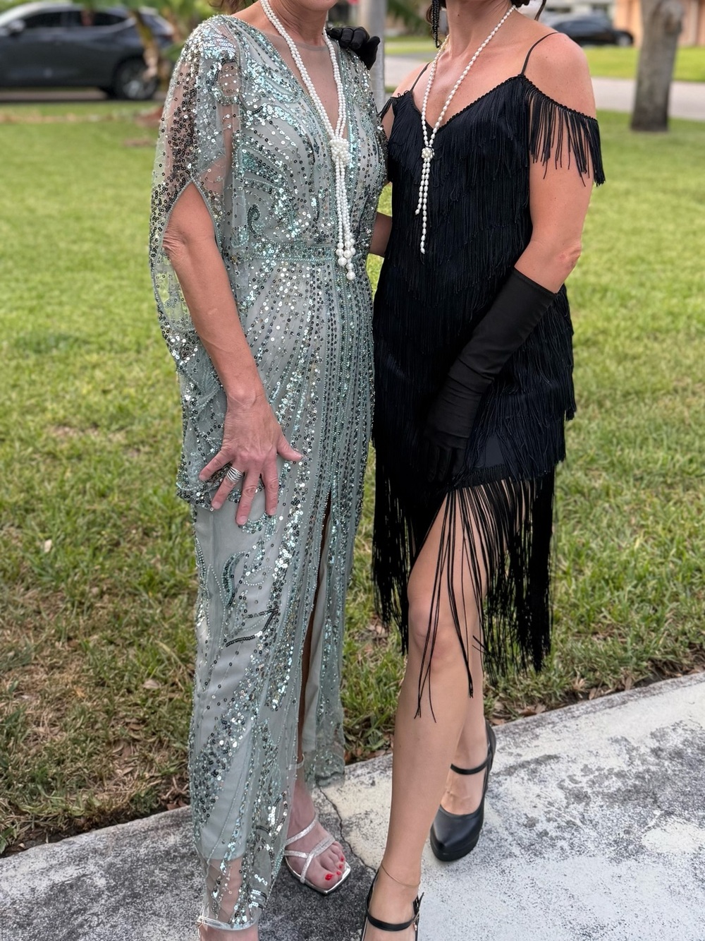 TD4 by Electra Fringe Flapper 20s Speakeasy Dress